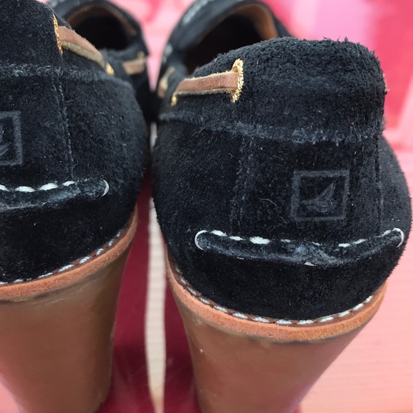Sperry black suede pumps in excellent condition - Picture 4 of 7